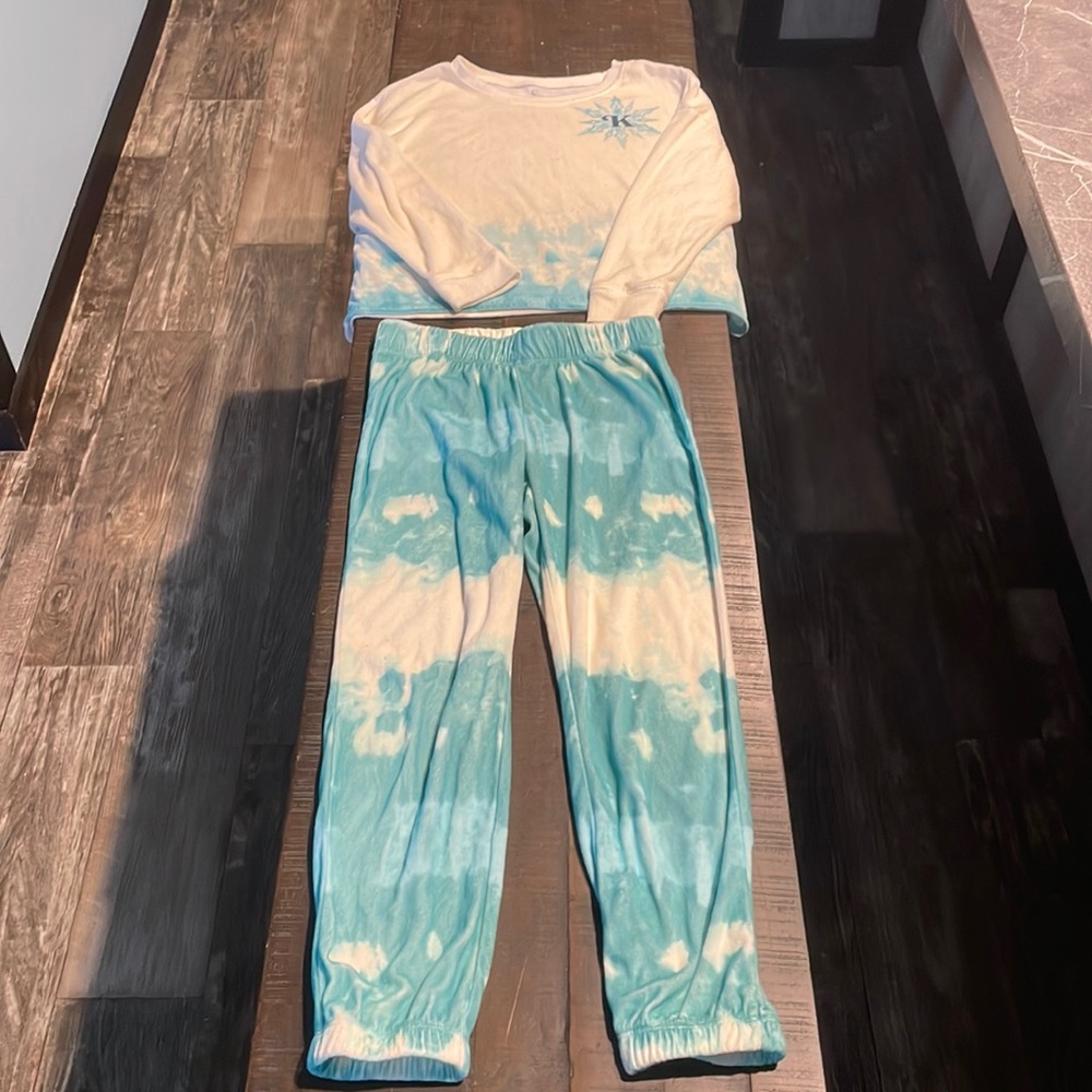 Justice girls pajama outfit